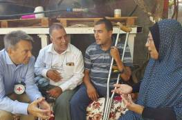 صور: رئيس الصليب الأحمر يلتقي المواطنين في قطاع غزة