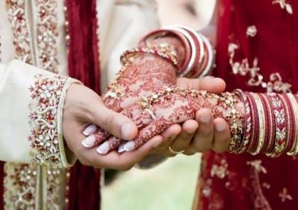 عروس هندية تطارد زوجها بعد هروبه من حفل الزفاف
