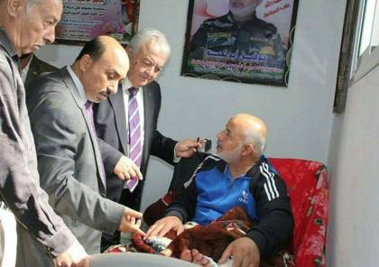 صور: اللواء أبو نعيم يستقبل وزراء حكومة التوافق في غزة مُهنئين بسلامته 
