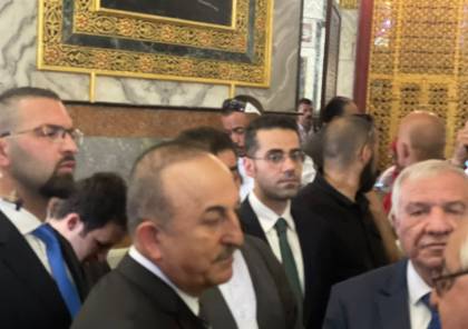 وزير الخارجية التركي يزور الأقصى بدون مرافقة إسرائيلية (صور وفيديو)