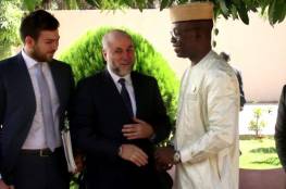 الهباش يلتقي رئيس البرلمان الانتقالي في مالي
