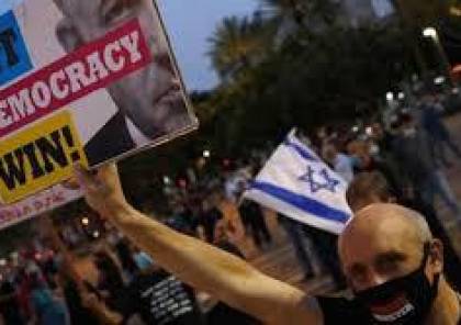 آلاف الإسرائيليين يتظاهرون للمطالبة باستقالة نتنياهو