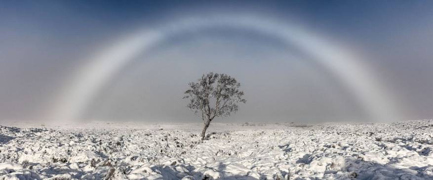 Photographer-Captures-Stunning-Shot-of-Rare-White-Rainbow-Over-Moor-in-Scotland