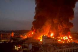 بعد سبع ساعات: "الدفاع المدني" يسيطر على حريق أحد المصانع الحيوية في الخليل