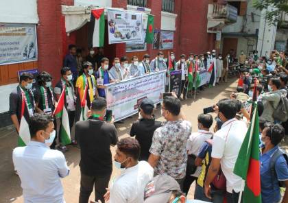 اتحاد طلبة فلسطين في بنغلادش ينظم فعاليات منددة بالتطبيع مع الاحتلال