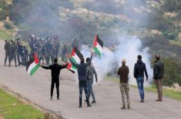217 اصابة خلال مواجهات مع الاحتلال في نابلس