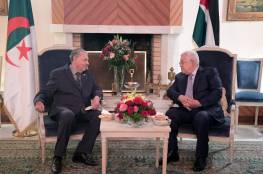 الرئيس عباس يلتقي برئيسي المجلس الشعبي الوطني ومجلس الأمة الجزائري