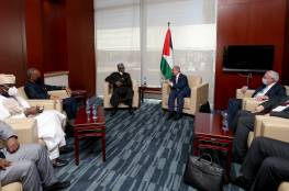 اشتية يلتقي الرئيس النيجيري ووزراء خارجية تونس ومصر وبتسوانا كل على حدة