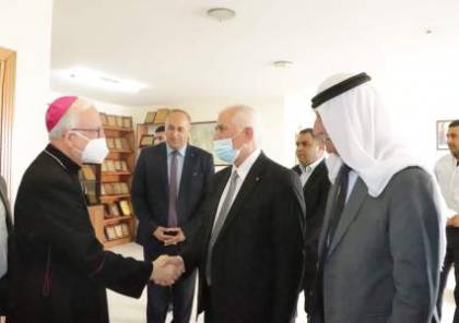 استقبال رسمي للنائب البطريركي المطران وليم الشوملي في بيت لحم