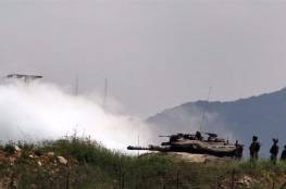 جيش الإحتلال يلقي قنابل دخانية في محور حدودي مع لبنان