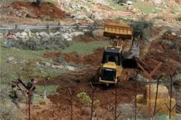 الاحتلال يجرف أراضي غرب بلدة دير الغصون شمال طولكرم