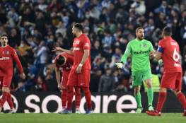 ريال سوسيداد يهزم أتلتيكو مدريد ويطرده من كأس إسبانيا
