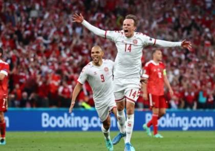 الدنمارك تنتزع تأهلاً مُثيراً لدور الـ 16 في يورو 2020 بعد اكتساح روسيا