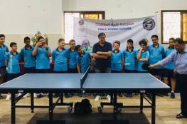 الجزيرة يفتتح أول مدرسة لكرة الطاولة بقطاع غزة
