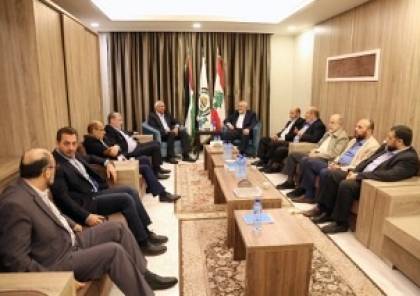 هنية يلتقي الأمين العام للجبهة الشعبية القيادة العامة في بيروت