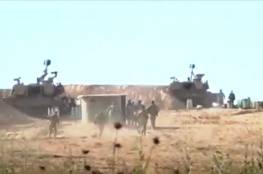 بالفيديو: فرار جنود إسرائيليين إثر انطلاق صافرات الإنذار في غلاف غزة 