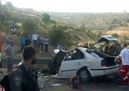 مصرع مواطن وإصابة زوجته وطفله بجروح خطيرة في حادث مع سيارة اسرائيلية