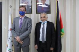 المستشار أبو شرار يلتقي ممثل الاتحاد الأوروبي في فلسطين
