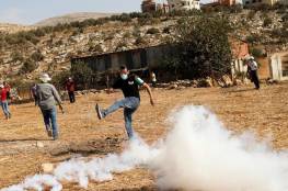 نابلس: عشرات الاصابات خلال قمع الاحتلال مسيرة بيت دجن