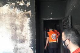 السيطرة على حريق بشقة سكنية وسط قطاع غزة