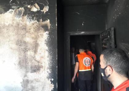السيطرة على حريق بشقة سكنية وسط قطاع غزة