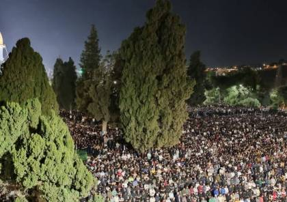 رغم إجراءات الاحتلال.. 280 ألف مصل يحيون ليلة القدر في المسجد الأقصى (صور)