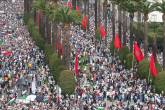 المغرب: 100 مظاهرة في 48 مدينة دعما لغزة