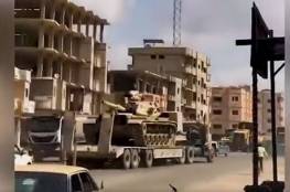 فيديو متداول لآليات عسكرية مصرية تتجه نحو رفح