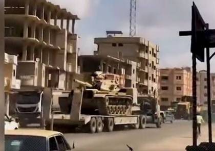 فيديو متداول لآليات عسكرية مصرية تتجه نحو رفح