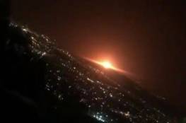 طهران : دوي انفجار "رهيب" وضوء برتقالي ساطع