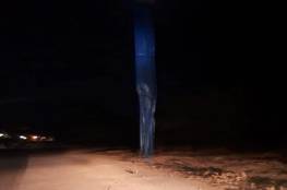 صور: يديعوت: سقوط بالون "مفخخ" بطول 5 أمتار في "أشكول"