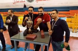 اتحاد مصارعة الذراعين يشارك في بطولة المؤسسات الإعلامية بغزة