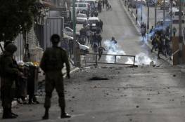 اصابة شاب برصاص الاحتلال والعشرات بالاختناق خلال قمع مسيرة كفر قدوم