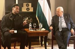 صور: الرئيس عباس يلتقي الفنان المصري محمد رمضان في نيويورك 