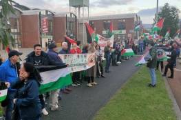 شاهد: ​إيرلنديون يستقبلون منتخب الاحتلال برفع أعلام فلسطين