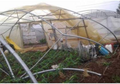 زراعة نابلس تدعو المزارعين المتضررين من العاصفة لتوثيق أضرارهم