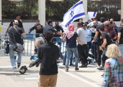 اندلاع مواجهات بين فلسطينيين ومستوطنين بجامعة تل أبيب