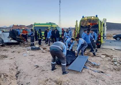 مصرع 16 وإصابة 18 إثر حادث تصادم حافلتين جنوب سيناء في مصر (صور)