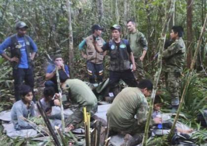 العثور على أربعة 4 أطفال أحياء بعد 40 يومًا من تحطم طائرة في كولومبيا