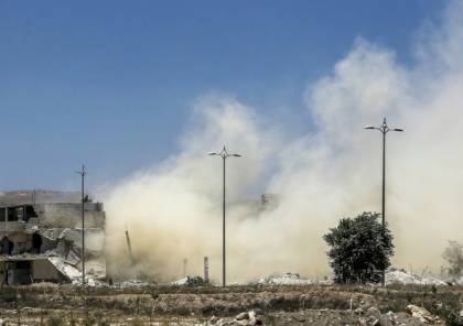 انفجار أحد مستودعات الذخيرة التابعة للجيش السوري غرب دمشق