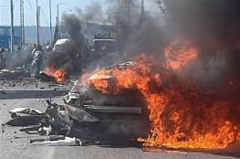 صورة.. استشهاد قيادي من "القسام" في قصف إسرائيلي لمركبة جنوب بنان