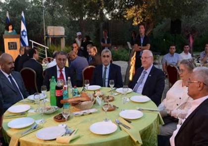 ﻿سفراء مصر والأردن وتركيا ضيوف مائدة إفطار الرئيس "الإسرائيلي"