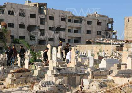 نبش مقبرة اليرموك في سوريا..قوات روسية أخرجت العديد من الجثامين بحثاً عن رفات جندي إسرائيلي