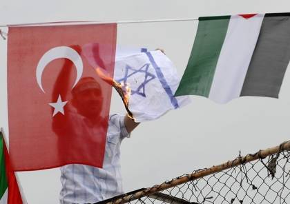 فيديو: أتراك يحرقون علم "إسرائيل" ويرفعون الفلسطيني بدلا منه 