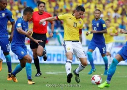 فيديو.. التعادل الايجابي بين كولومبيا والبرازيل