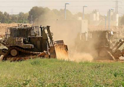 جيش الاحتلال يبرر عمليات التجريف على حدود غزة بأنها "ضرورية"..