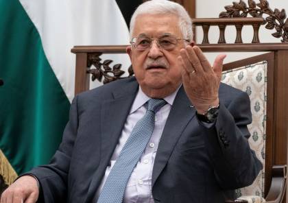 الرئيس عباس يجتمع مع المستشار الألماني
