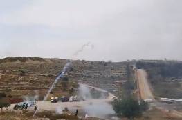 اندلاع مواجهات مع الاحتلال قرب بيتونيا غرب رام الله