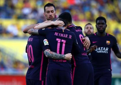 فيديو ..برشلونة يحقق فوز كبير على لاس بالماس 
