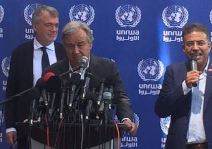 حماس: زيارة الأمين العام للأمم المتحدة الى القطاع خطوة مهمة